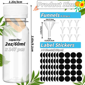 UZLU funnels included for easy, mess-free filling of beverages.