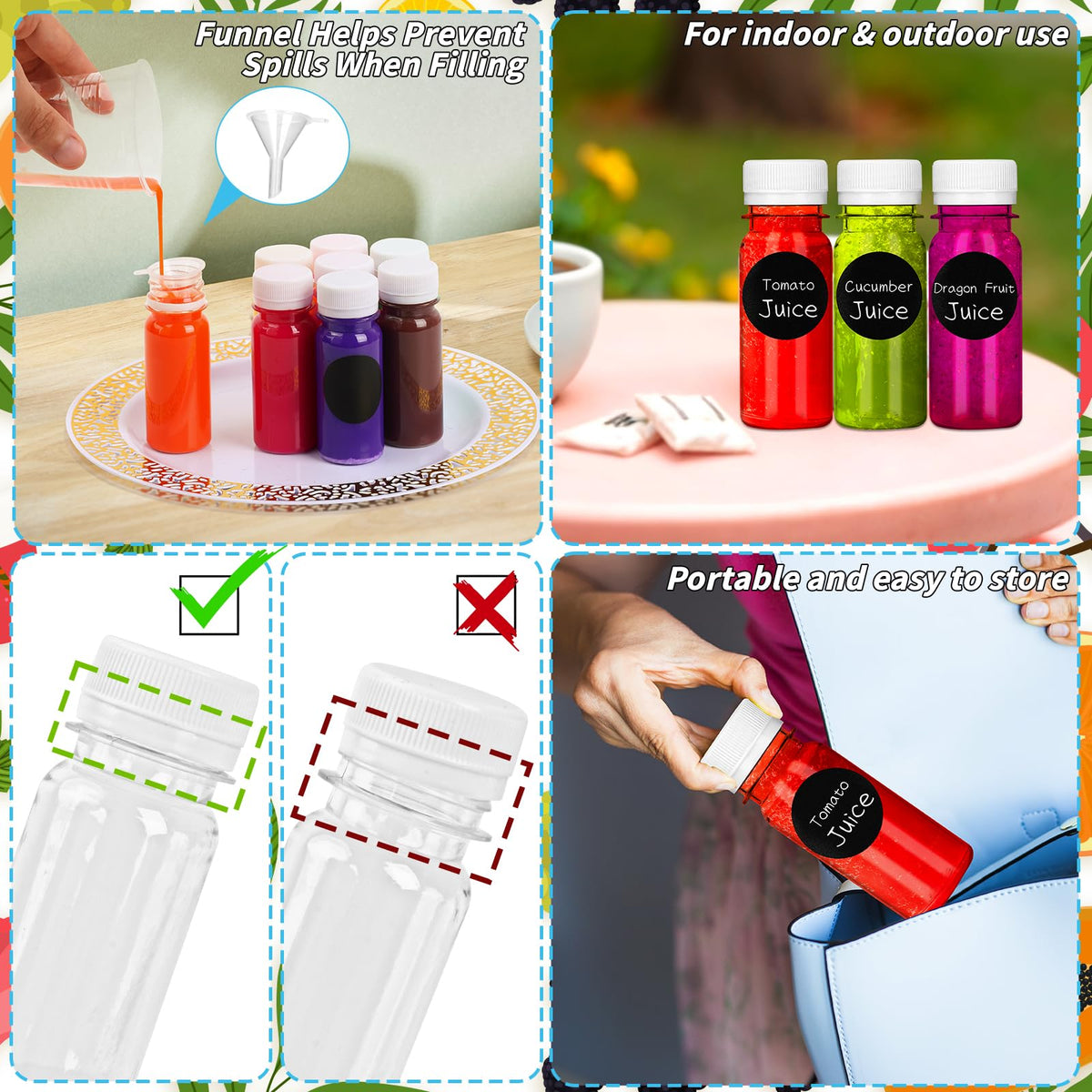 UZLU tamper-proof screw cap seals beverages securely.