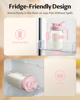 VA1KENE versatile storage for breastmilk, formula, or milk in one container