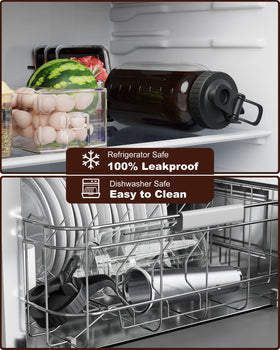 VA1KENE flip-top spout and lid setup for stable pouring