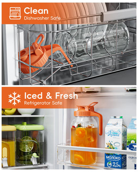 VA1KENE lead-free, BPA-free glass preserves flavor