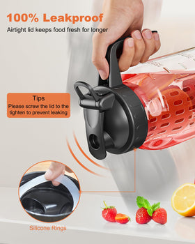 VA1KENE smooth-pouring design keeps ice and fruit in