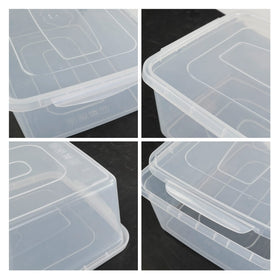 Vababa 16L pizza dough proofing box transparent body highlights contents at a glance.