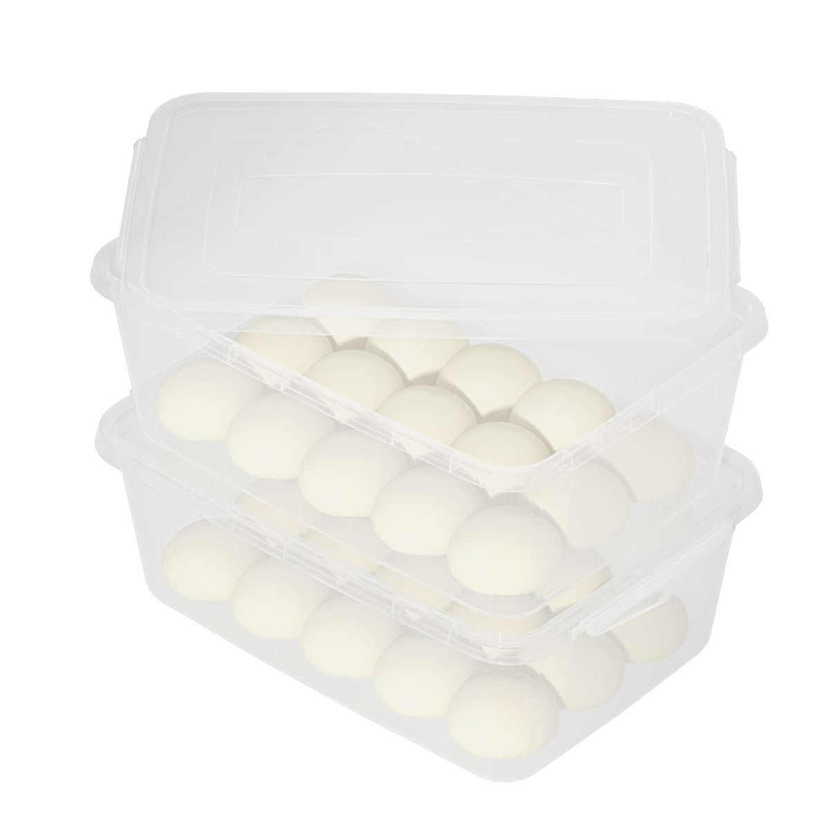 Vababa 16L pizza dough proofing box stackable design saves kitchen space.