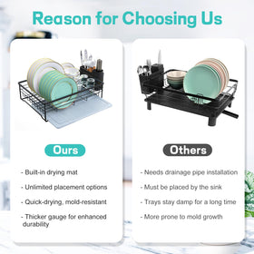 VABNEER diatomaceous-earth drying mat provides rapid moisture absorption.