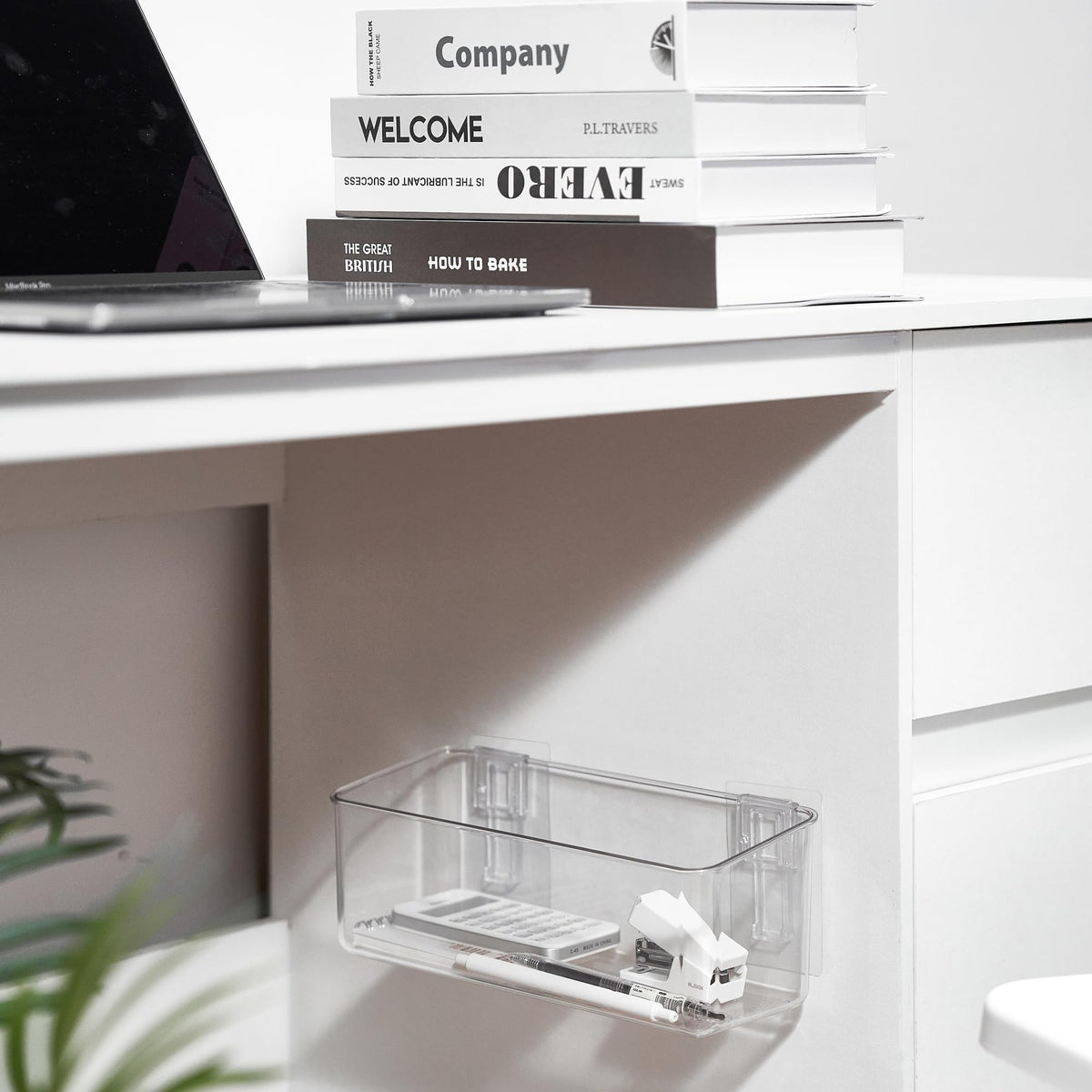 Vacane easy-installation step showcasing press-to-secure adhesive.