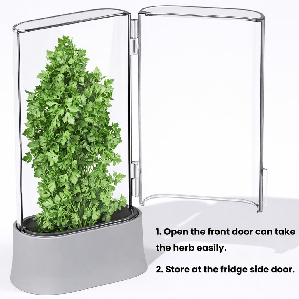 Vacane Herb Keeper dishwasher-safe design for easy cleaning