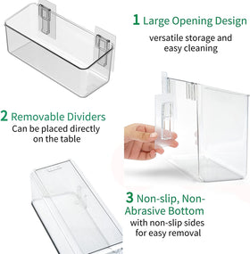 Vacane wall-mount organization idea keeps kitchen surfaces tidy.