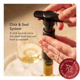 Compact Vacu Vin design showcasing Dutch craftsmanship and durability.