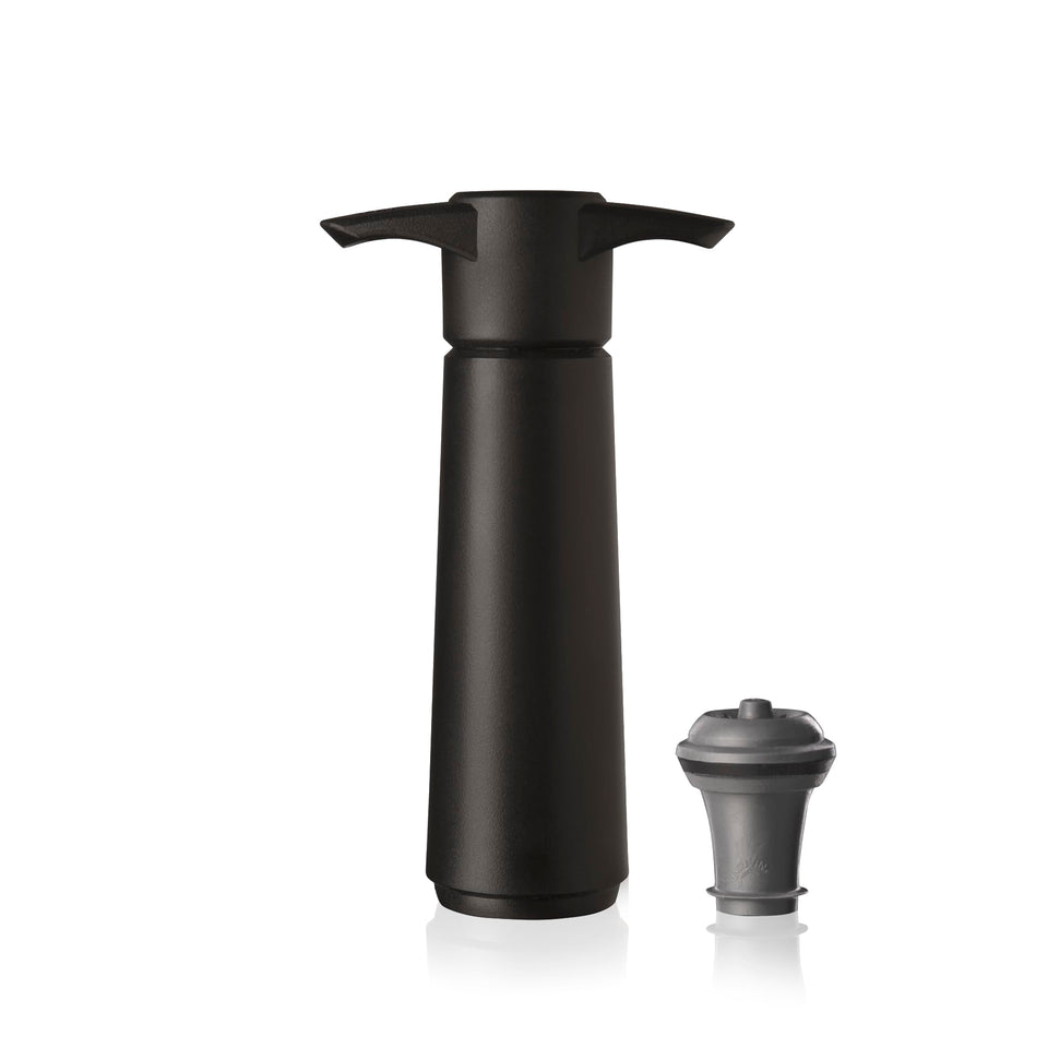 Vacu Vin Original Wine Saver on bottle with airtight stopper preserving wine aroma