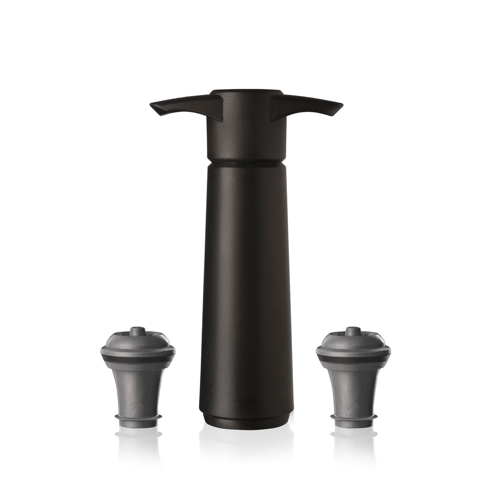 Vacu Vin Original Wine Saver pump maintains airtight seal to keep wine fresher.