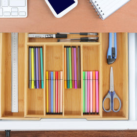VaeFae Bamboo material (Moso bamboo) adds durable, timeless style to kitchen drawers.