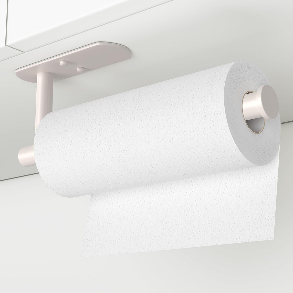 Brown finish VAEHOLD towel holder in a warm, organized dining area