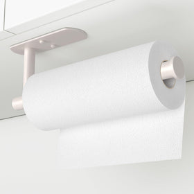Brown finish VAEHOLD towel holder in a warm, organized dining area