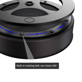 Desk and office rotating storage keeps keys and pens at hand
