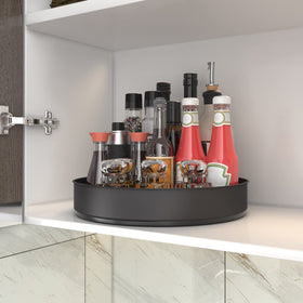 VAEHOLD fridge turntable keeps beverages and produce within reach