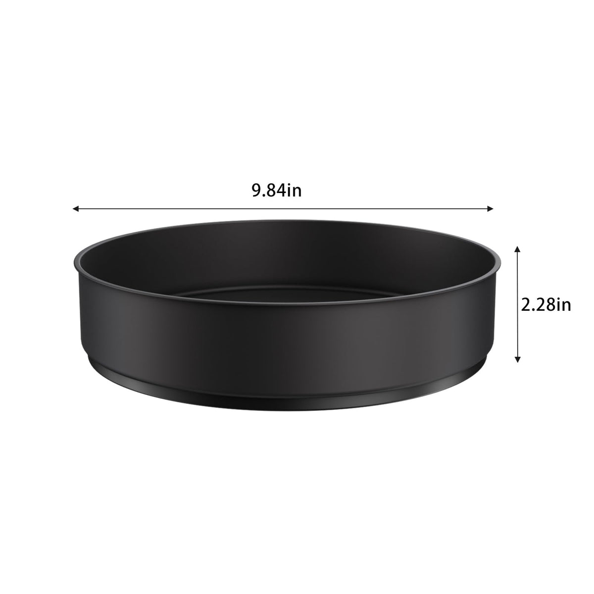 VAEHOLD Lazy Susan with rimmed edge prevents items from slipping off.