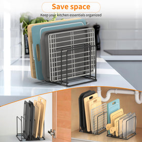 VAEKUCEAN two-pack set fits compact kitchens and keeps cabinets organized
