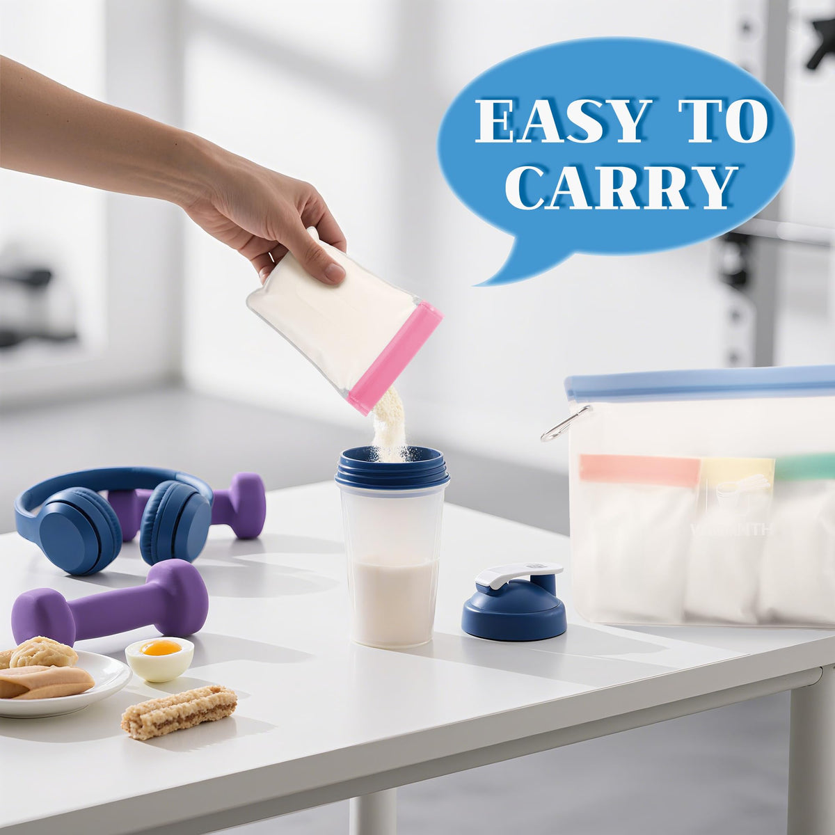 VAGANTH built-in hook keeps bags accessible on the go