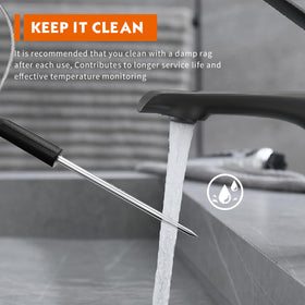 VAGLOBA probe head and plug detail demonstrates secure connection for accurate readings