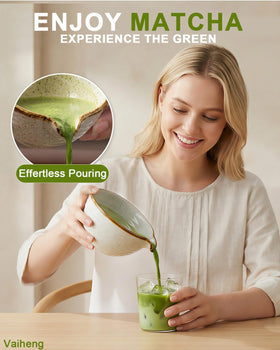Vaiheng matcha whisk holder keeps tools organized on the counter