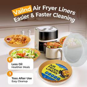 Vailnd disposable liners simplify cleanup after roasting vegetables and proteins.