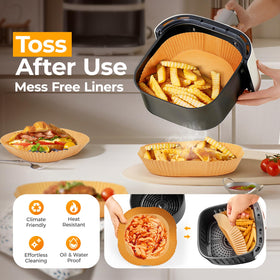 Non-stick coating protects fryer surface and eases cleanup