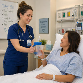 Vakly hospital carafe is dishwasher-safe in standard households.