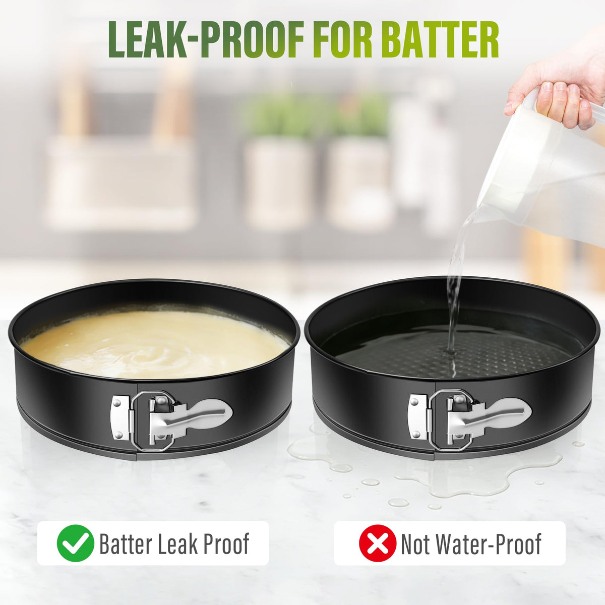 The 10-inch Vakoo pan handles larger batches for family gatherings and parties.