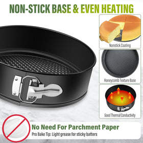 Vakoo nonstick coating enables easy release and quick cleanup