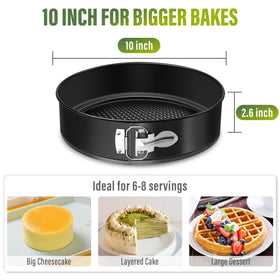 The Vakoo smooth-release latch ensures clean cake removal during unmolding.