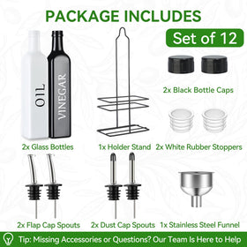 Vakoo black vinegar dispenser sleek pour for mess-free use