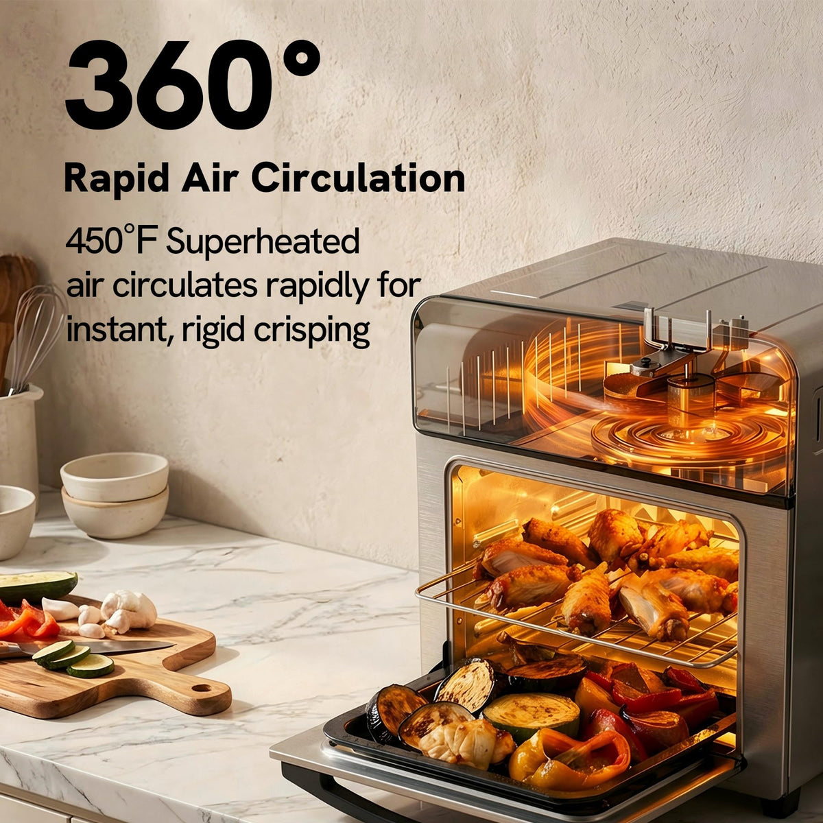 VAL CUCINA fits 4 slices of toast for small meals.