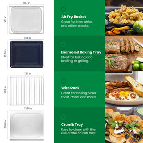 VAL CUCINA air fry function delivers crispy, healthier results with reduced fat.