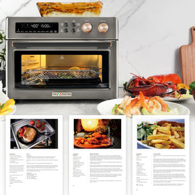 VAL CUCINA enamel baking tray and accessories included for easy, ready-to-use cooking.