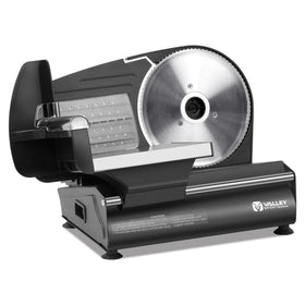 Valley Sportsman meat slicer with a 7.5-inch blade for precise deli cuts.