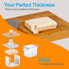 Valleyhike Tofu Press central dial enables quick, consistent pressing.