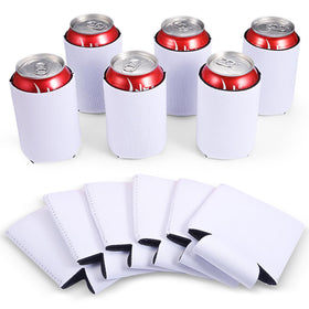 Valyria sublimation can cooler sleeves 12-pack ready for customization at events and DIY gifts