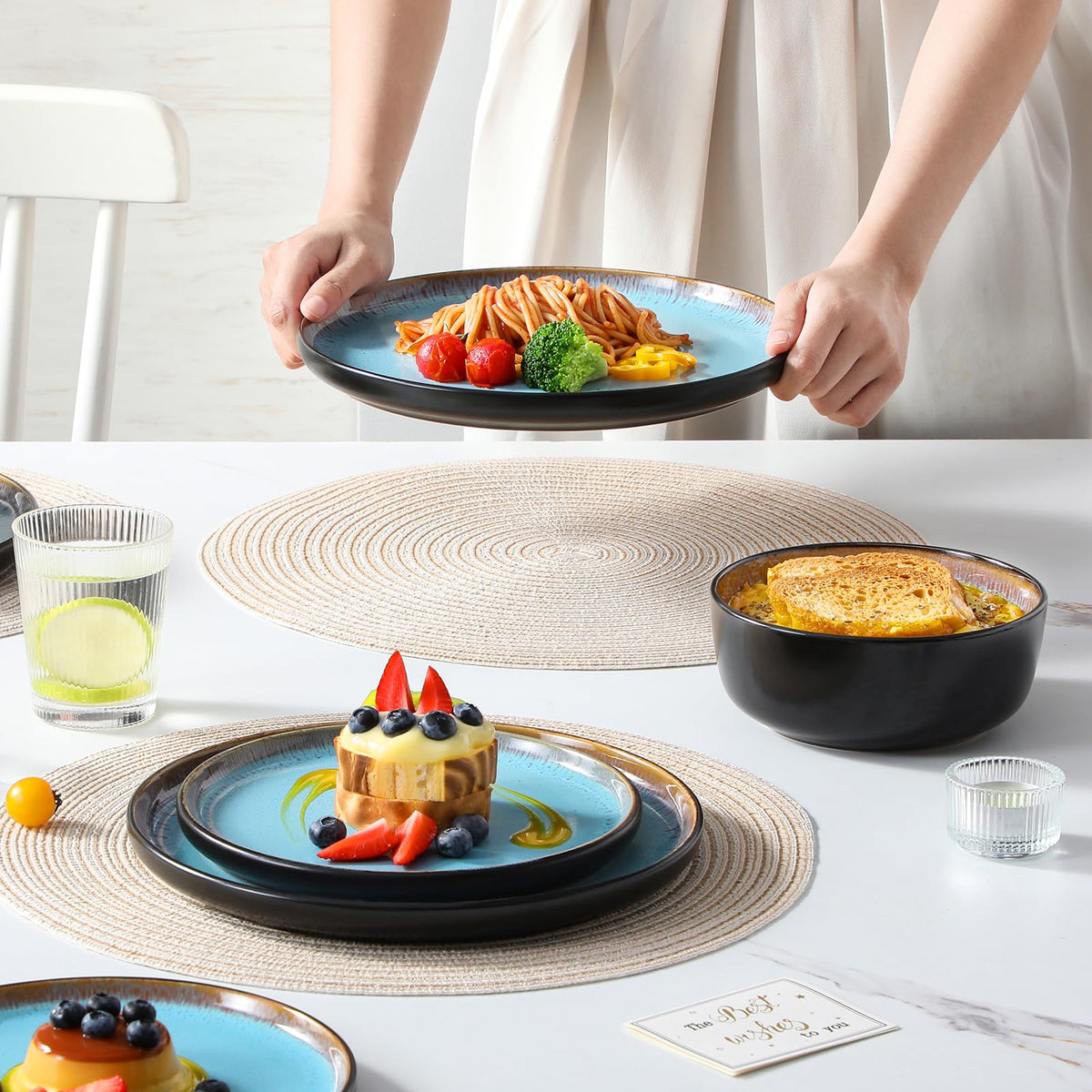 Vancasso Amber dense glaze texture resists wear with daily use.