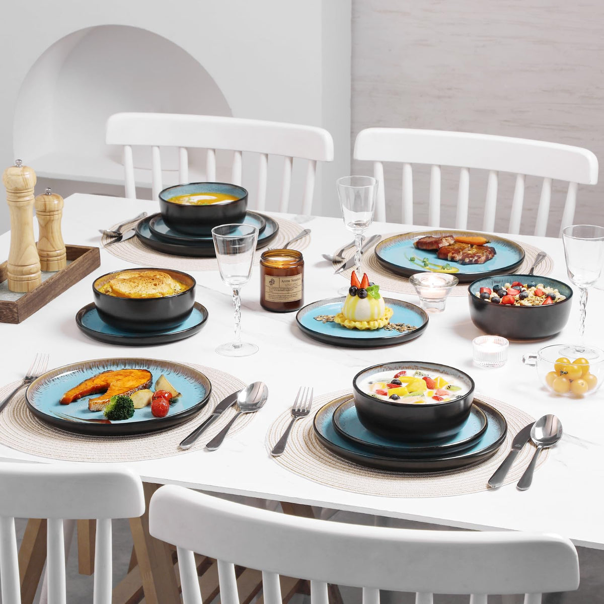 Vancasso Amber set enhances everyday table settings with style.
