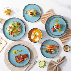Vancasso Amber microwave-safe dinnerware for quick meals.