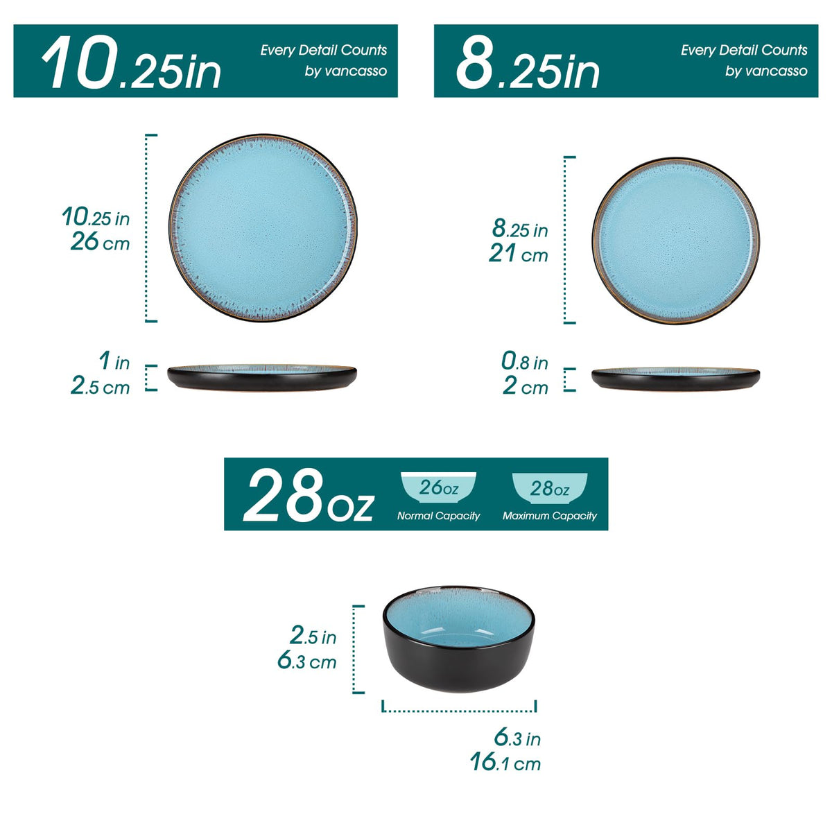Vancasso Amber soup bowls ideal for soup courses and everyday meals.