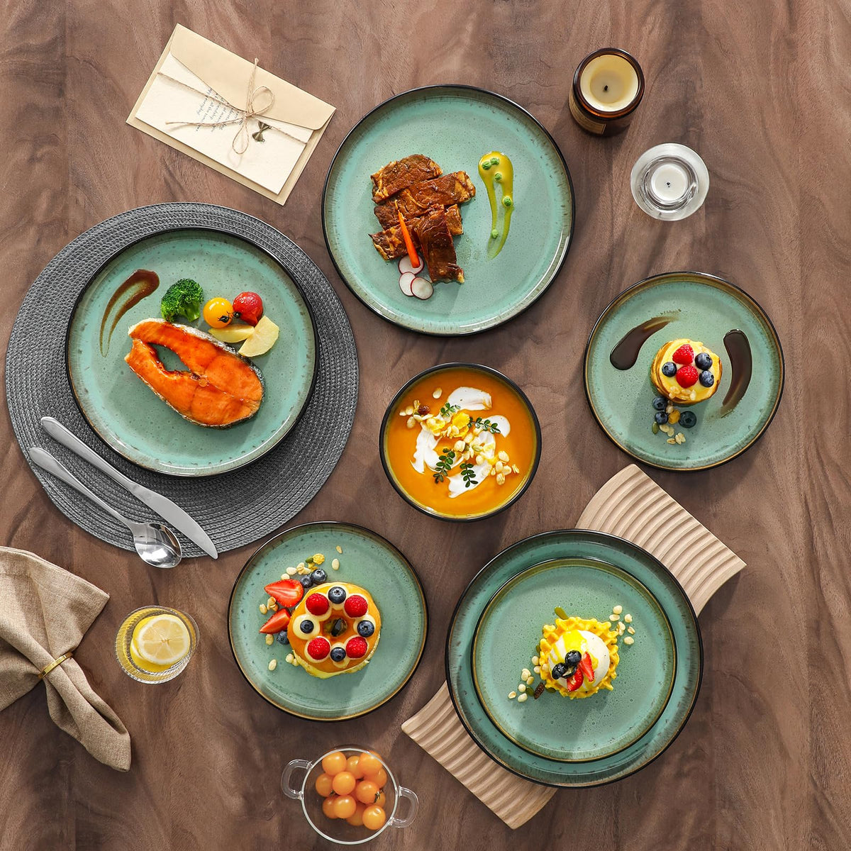Vancasso Amber bowls highlighting natural glaze and durable surface for versatile serving.