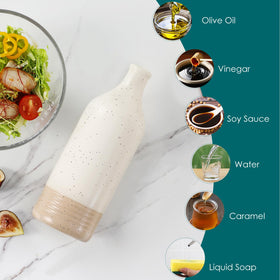 Vancasso 20oz capacity dispenser reducing refills during cooking