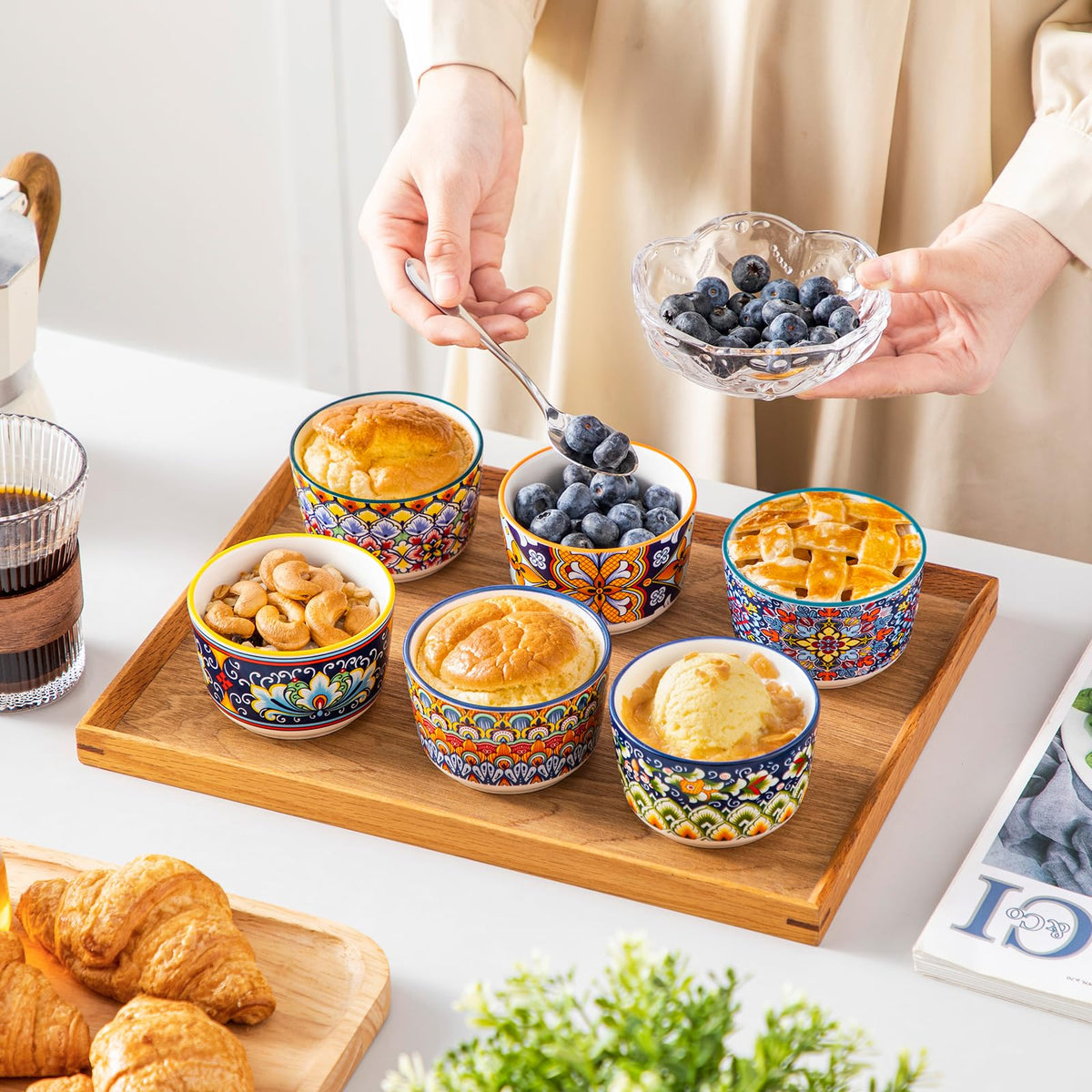 Vancasso ramekins ideal for sauces, toppings, and individual portions.