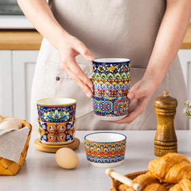 Vancasso 6-ounce ramekins provide single servings for crème brûlée and custards.