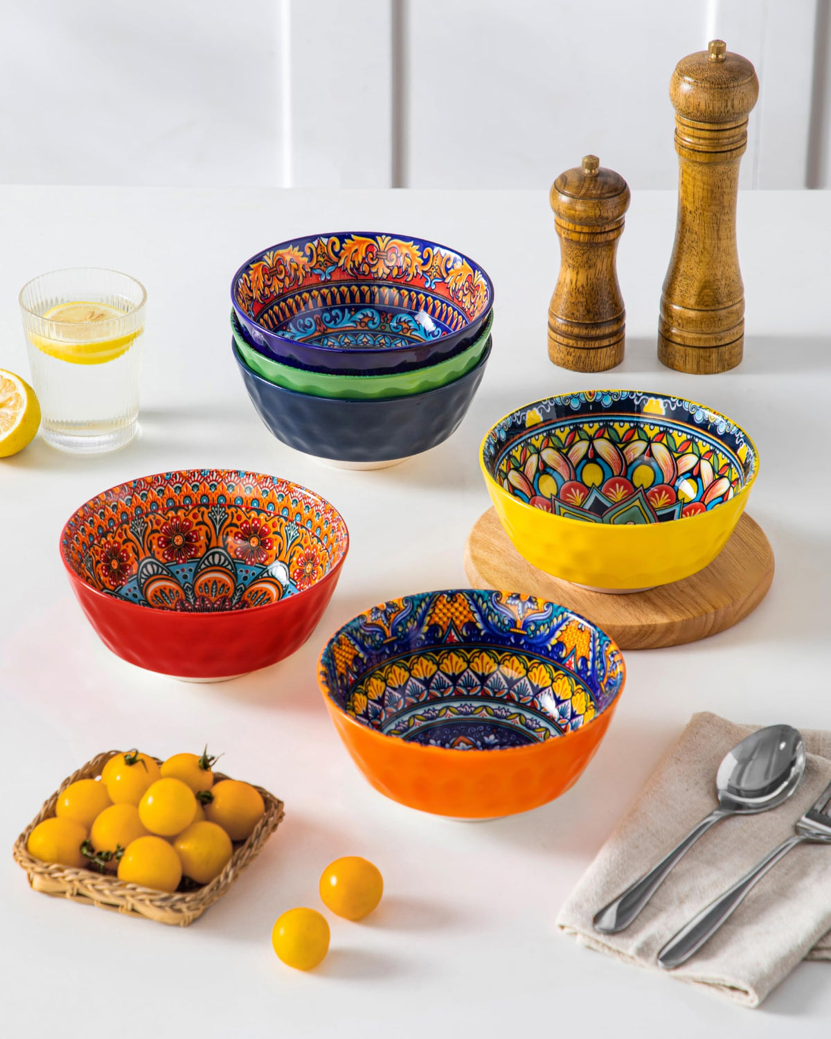 Vancasso Boho bowls safe in microwave, oven, and dishwasher