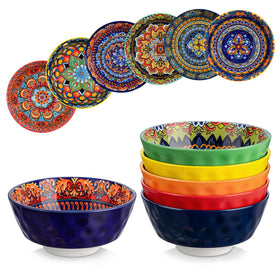 Vancasso Boho cereal bowls interior pattern enhances colorful meals