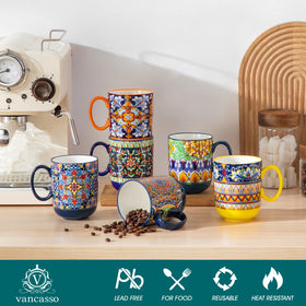 Vancasso Boho mug pattern 03 offers unique art for coffee