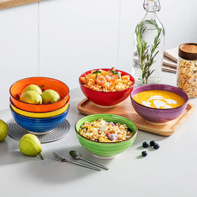 Vancasso Bonita 27oz capacity ideal for hearty soups and cereals.